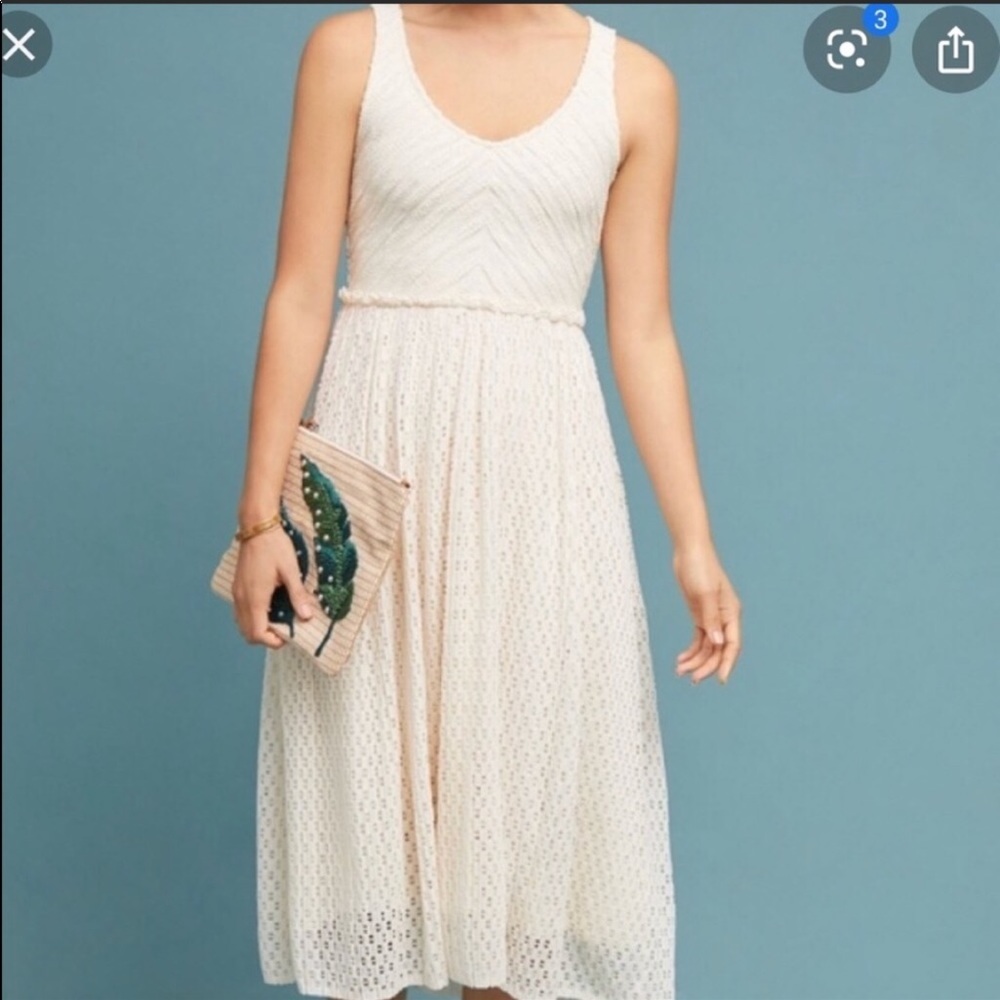 Anthropologie Meadow Rue Florence midi dress